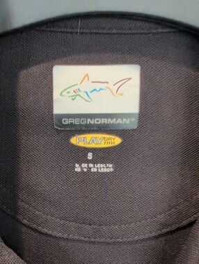 Greg Norman Collection Men's Black PlayDry Performance Polo